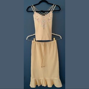 NWT Vintage 90s Express 2-Piece Skirt Set